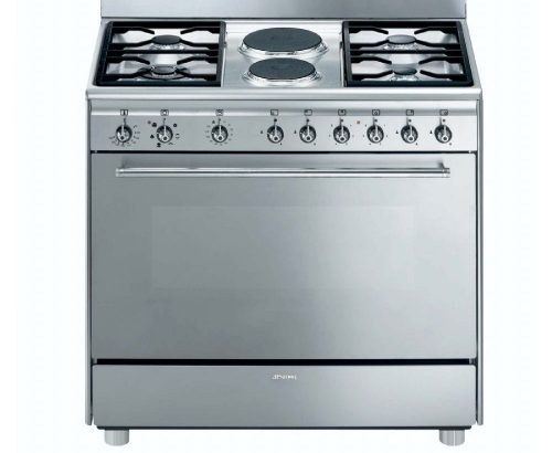 Smeg 90cm 4 Burner Gas 2 Electric Cooker Alltheweb Buy And