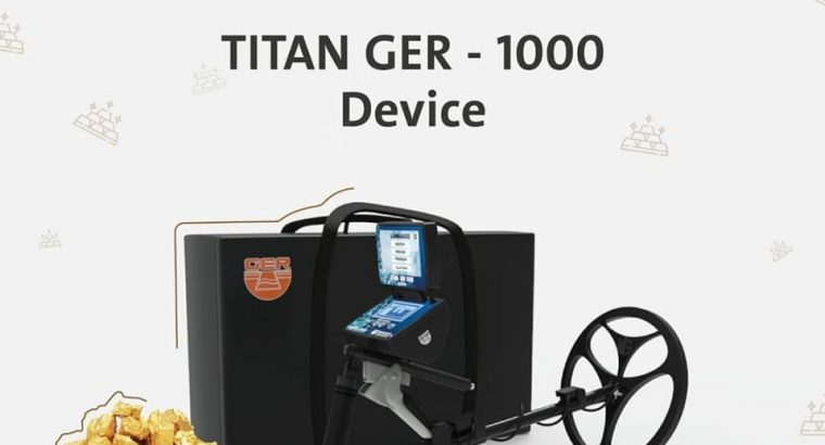 TITAN GER 1000 – 5 SYSTEMS – Underground Gold Detector