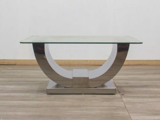 Buy a Glass Coffee Table –Stainless Steel