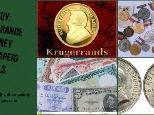We buy Old money (notes & coins) & war medals
