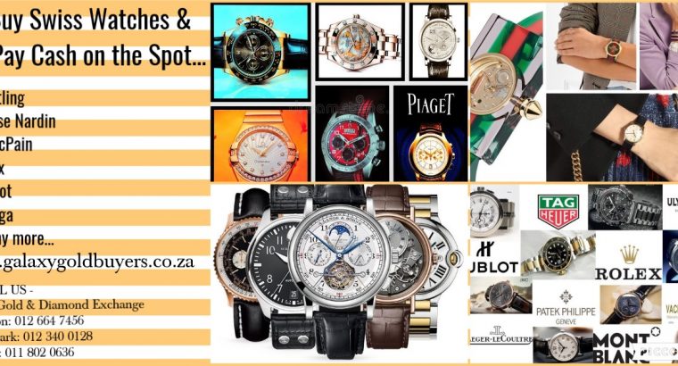 We buy Swiss Watches, Old Money, Gold & more