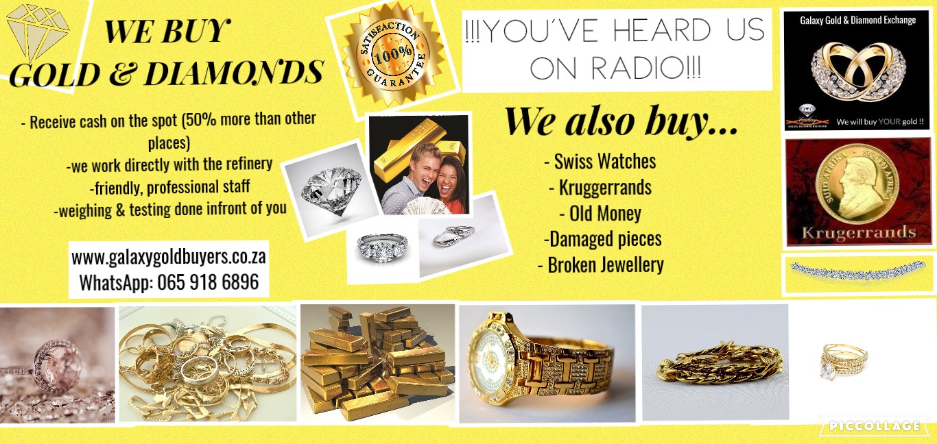 We buy Kruggerrands / gold and other jewelry